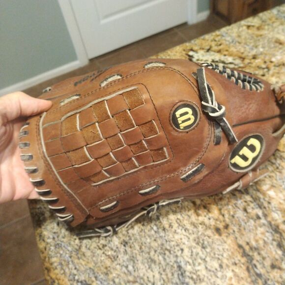 Rare Wilson Baseball Glove A9616 FP3 Fast Pitch 12.5'' LHT Left Throw Steerhide - Picture 10 of 11